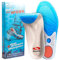 SULPO Semelles anti-fasciite plantaire et éperon calcanéen - Semelles en silicone pour homme et femme - Idéales pour le sport, (40-41 EU / 5,5-7 UK (S))
