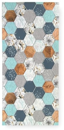 Tex family Tappeto Runner Cucina Antiscivolo Lavabile Oriente Blu - Passatoia Cucina Moderna, Facile da Pulire, Made in Italy - Cm. 50x400