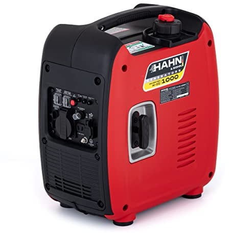 Generador a Gasolina 1,1 kW/230V – Ligero y Portátil con Tecnología Inverter para Dispositivos Sensibles – 3,5 horas – Ideal para Camping, Supervivencia, Trabajos al Aire Libre y Emergencias