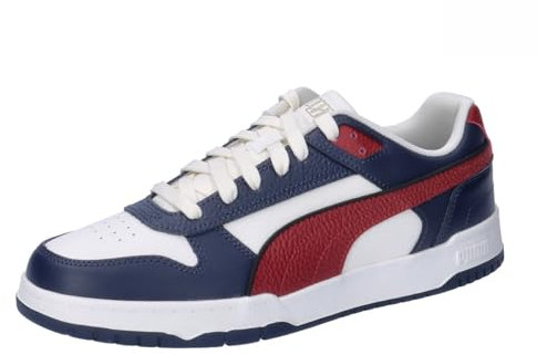 PUMA Mixte RBD Game Low Sneaker, Club Navy-Intense Red-Warm White, 41 EU