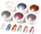 LEDSUUEI 6 Chrome Nail Powder【Pulver Neues Upgrade】 Chrom Glitzerpuder【Super Mirro Effect】Neon Glassy Pearl Effect Pigmente für Nagelkunst und Nageldesign Starter- Leicht Bedienen
