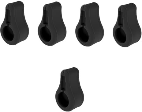 Mikikit 5stücke Charger Protector Silikon Schutzcover Für Leicht Langlebig Und Kratzfest Für Nacht Und Bürotische Einfache Installation Und Reinigung