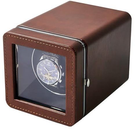 Uhrenbeweger 1 Uhr Watch Winder Box Automatik Uhrenbeweger leise Uhrenbeweger für Automatikuhr Type-C USB Aufladen luxuriöser Uhrendreher Automatischer Uhrenbeweger für eine Uhr Uhren Bewegungsgerät