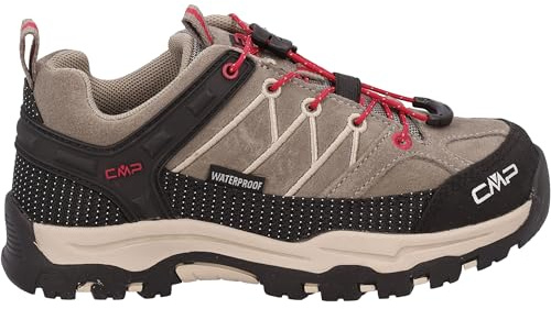 CMP Kinder Rigel Low WP Schuhe, deserto-carminio, 37