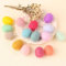 HERZONE 15pcs mini Ostereier Anhänger aus Filz, 3x2cm Ostern-Deko Ostereier zum Aufhängen Osterdeko Frühlingsdeko Ostern Frühling (bunt-kleine Eier B)