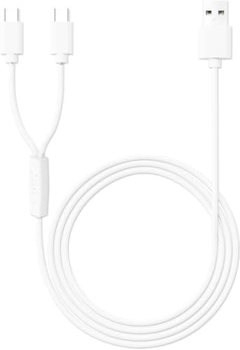 USB Type-C Charger Cable Compatible with Momcozy M5 M9 & Nuliie S32 Electric Breast Pump Free Hands Lactation Massager Female Breastfeeding Tools Replacement Power Adapter Cord