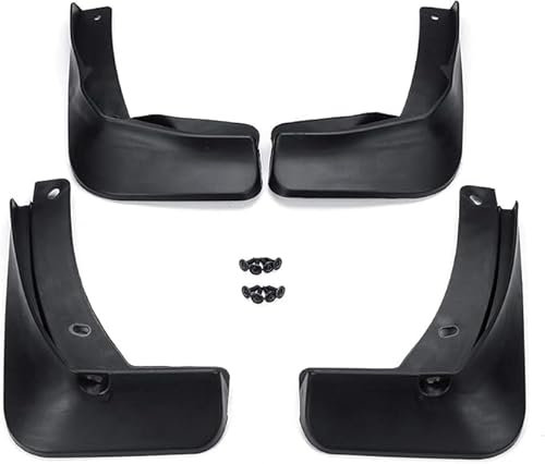 WQFWSD 4 stück Kotflügel Radabdeckung für VW Golf 7 MK7 2014 2015 2016 2017, Spritzschutz, TÜV-geprüft, Allwetter Schutzbleche ABS-Kunststoff, Einfache Montage (Schwarz)