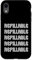 ricaricabile Custodia per iPhone XR