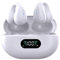 KIXZSAZ Écouteurs de Sport pour, Oreillettes Bluetooth, Effet sonore Surround 3D, réduction Intelligente du Bruit, sans Fil ABS, Céramique Blanche
