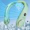 Air Conditioning Neck Fan-Cool Fans That Go Around Your Neck,Powerful Usb C Neck Fan Air Conditioner,Mini Quiet Portable Bladess Hanging Neck Cooler,Personal Cool Wear Round Head Fans for Neck Green
