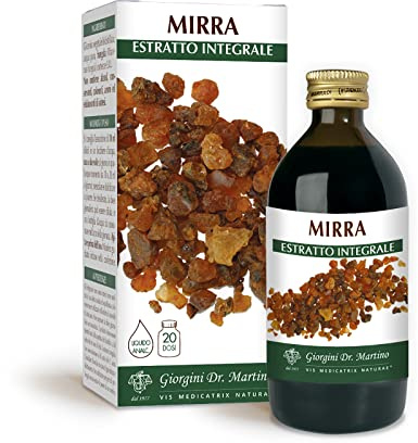 Dr Giorgini Integratore Alimentare, Mirra Estratto Integrale Liquido Analcoolico - 200 ml