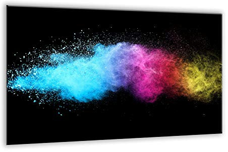 Ceramic Induction Hob Protector Cover 80 cm x 52 cm | Kitchen Wall Splashback | Large Chopping Board | Universal Tempered Glass Panel | Worktop Saver | Food Preparation | Sink Cover | by semUp
