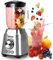 Duronic BL102 Batidora de vaso de 1000W y Jarra cristal de 1.5L | Cuchillas Desmontables | 3 Funciones Pulse Picar Hielo y Smoothie | Prepare sanos Smoothies Batidos Salsas y Gazpachos en 50 segundos