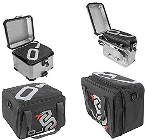 TRIS BORSE INTERNE PER BAULETTI BMW R 1200 GS ADVENTURE M139+M140 OJ NERE ESPANDIBILI LATERALI E POSTERIORI 3PZ