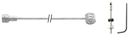 XLC Bremsinnenzug für Trommelbremse 2250mm, Ø 1,5mm, inkl 2 Nippel, Silber