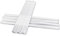 PerfectHD Klemmschienen | 10 Stück | Sichtschutzstreifen für Doppelstabmattenzaun | Windschutz Sonnenschutz Blickdicht | PVC Klemmen | Befestigungsclips | Transparent | 10er Pack