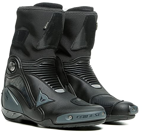 Dainese Axial Gore-Tex Stivali moto impermeabili, nero/grigio, 41