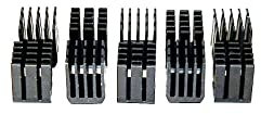 Generisch 10x Treiber Kühlkörper 8.8x8.8x12.3mm, Aluminium, für TMC2208, TMC2130, a4988, DRV8825