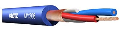 Klotz MY206 100m Roll, Blue Professional Microphone Cable