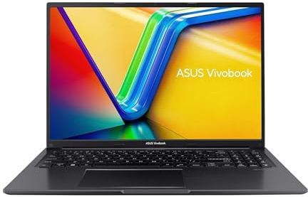 ASUS Vivobook 16 | Indie Black (X-Serie) | 16 WUXGA | AMD Ryzen 5 7430U | RAM: 16GB | SSD: 1TB | beleuchtete Tastatur | Windows 11 Pro | Notebooktasche