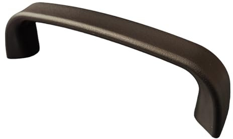 Generisch Rangiergriff Wohnwagen - Haltegriff als Einstiegshilfe für Wohnmobil, Caravan, Boot, Anhänger - Ersatzteil mit 170-174 mm Lochabstand - Schwarz