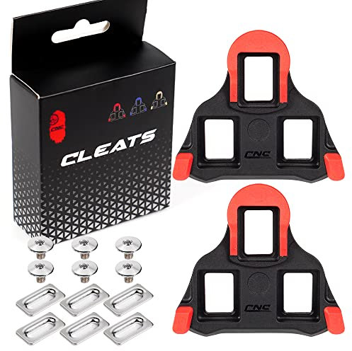 Chooee Calas de Bicicleta de Carretera Compatibles Shimano SPD-SL SM-H10 Pedales de Calas