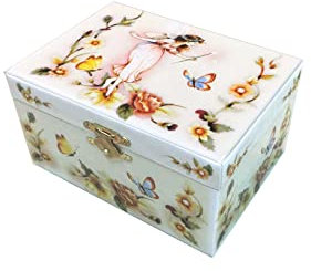 Spieluhrenwelt Schmuckdose Fee/Schmetterling