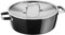 WMF Fusiontec Aromatic Schmorpfanne 28 cm hoher Rand, Bräter 5,9l Induktion, Deckel mit Kondensationsnoppe, High-Tech Keramik, kratzfest, schwarz