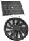 Ventilateur solaire, ventilateur de panneau solaire avec température intérieure inférieure pour poulailler à serre pour animaux Hutch