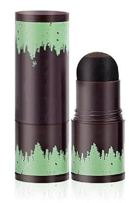Hairline Powder Stick Hair Shadow Powder Root Touch Up Powder Waterproof Hair Shading Sponge Pen Hair Filler Powder for Cover Gray Hair Root, Hair Touch-Up, Thin Hair (Mokkabraun)