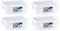 Tradineur - Pack de 4 Fiambreras Modelo N.º 7 - Fabricado en plástico - Capacidad de 6,5 litros - Apta para microondas y lavavajillas - 10,5 x 32,5 x 26,5 cm