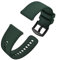 Anbeer Silicone Watch Band 16mm Quick Release Rubber Watch Straps for Men Women,Black Stainless Steel Buckle