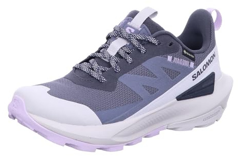 Salomon Elixir ACTIV GTX W Outdoor Schuhe Damen, Blau-Weiß, 38.5 EU