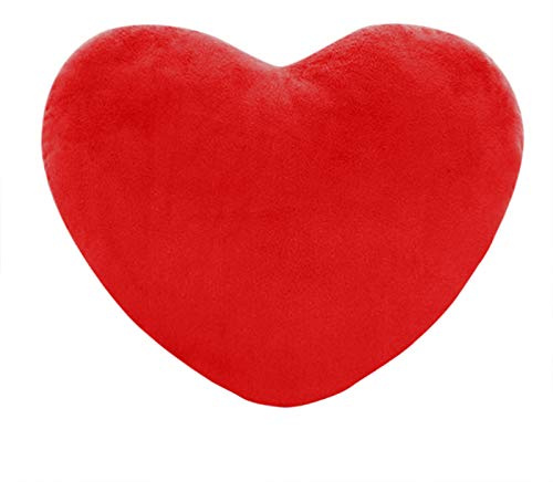 Generisch Niedliche herzförmige Liebeskissen, herzkissen, Valentinstag Herzkissen, Sofa Wohnzimmer Schlafzimmer (Rot, 15 cm)