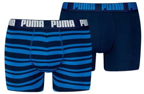 Puma Everyday Heritage Stripe Boxer 2 Einheiten M, True Blue Combo, M