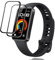 KeeFos Protector de pantalla compatible con Huawei Band 9 / Huawei Band 8, [2 Piezas] [Anti-Rayure][HD Clarar] [3D Cobertura completa] TPU Protector Pantalla para Huawei Band 9 / Band 8