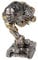 Kremers Schatzkiste Deko Figur Steampunk Gorilla auf Panzer 18 cm AFFE Skulptur aus Polyresin Bunt Affenfigur Dekorative Vintage Dekoration Tank