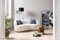 Dynamic24 Nierensofa 2-Sitzer Bouclé Stoff Sofa Couch Garnitur Polstersofa Stoffsofa Weiß