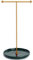 HQSHNY Schmuckständer Gold - 15 cm Keramikbasis x 30 cm Höhe Schmuckbaum, Schmuckhalter für Halsketten, Armbänder, Ringe, Ohrringe und Anhänger, Smaragdwald