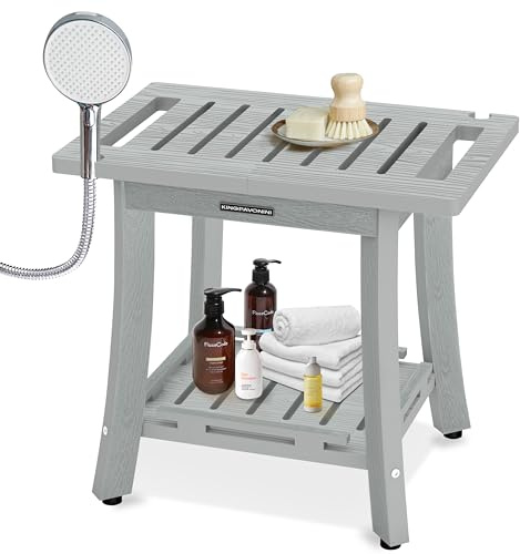KingPavonini HDPS 18.6'' Shower Bench for Inside Shower to Sit on, GM