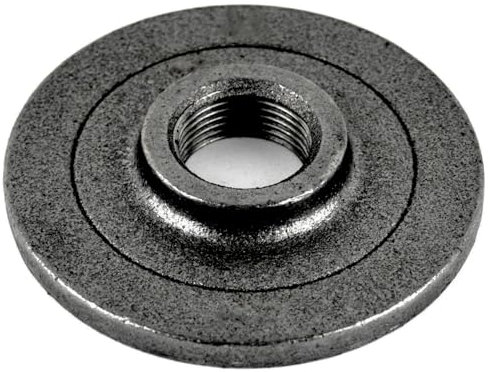 Home Invasion - Flangia senza fori - 1''1/2-40 x 49 mm - Vite - Ghisa nera