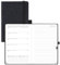 POPRUN Taschenkalender 2025 2026 Klein Notizbuch (Aug.2025-Dez.2026), ca. A6 (16 x 10,5 cm), kalender 2025 Klein mit Softcover - Terminplaner mit PU-Leder - Schwarz