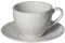 Confezione 6 tazze caffe' con piatto 90 cc Etoile New Bone China Bianco Andrea Fontebasso Linea Etoile