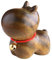 Zerodeko Nilpferd-Statue Aus Holz Für Die Inneneinrichtung Mini-nilpferd-skulptur Und Dekoration