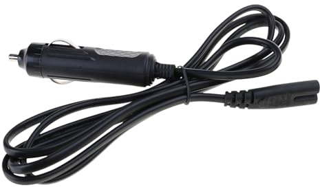 LUJIAXI Câble d'alimentation de voiture 1,6 m 12 V 24 V - Cordon d'alimentation électrique chauffant pour boîtes à déjeuner - Adaptateur pour voiture