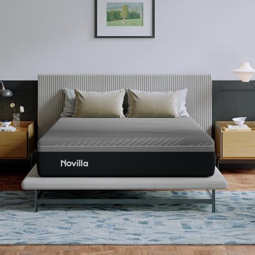 Novilla Airflow Matratze 90x200cm, 25cm Höhe, H3 mittelfest | Ergonomische Unterstützung 7-Zonen Kaltschaummatratze, Gel-Memoryschaum, Atmungsaktiv Kühlbezug & waschbar, OEKO-TEX®