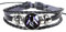 H.ZBRUJ Adjustable Leather Cuff Bracelet - Constellation Star Beaded Punk Multilayer Braided Rope Bracelet 8-11 Inch for Men & Women