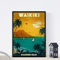 Nacnic Vintage Poster Vintage Poster Waikiki. A4-Format