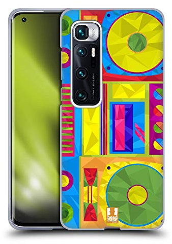 Head Case Designs Boombox Geometrische Gadgets Soft Gel Handyhülle Hülle kompatibel mit Xiaomi Mi 10 Ultra 5G