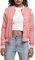 Urban Classics Giacca Felpa College da Donna, Rosa (Palepink/Sabbia Bianca), S